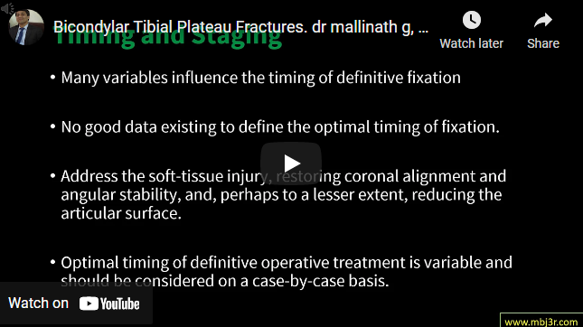 Bicondylar Tibial Plateau Fractures